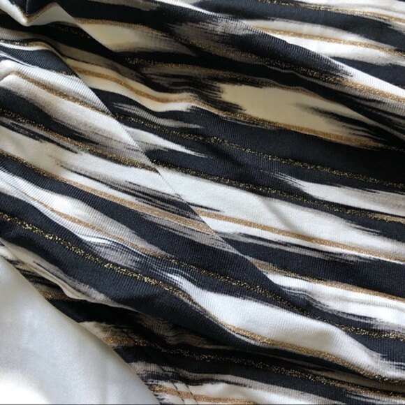 COCO reef one piece swimsuit halter tie metal swirls shirred side spacedye NWT - Picture 5 of 11